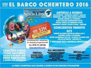 Barco Ochentero 2016